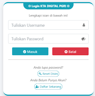 Register PGRI Kota Surakarta - Persatuan Guru Republik Indonesia Cabang Kota Surakarta